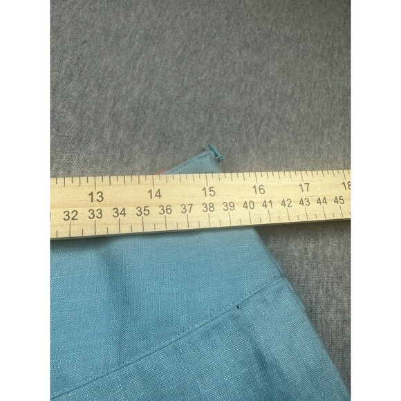 Boden Pale‎ Blue Linen A line Skirt Size 8R - Picture 5 of 8